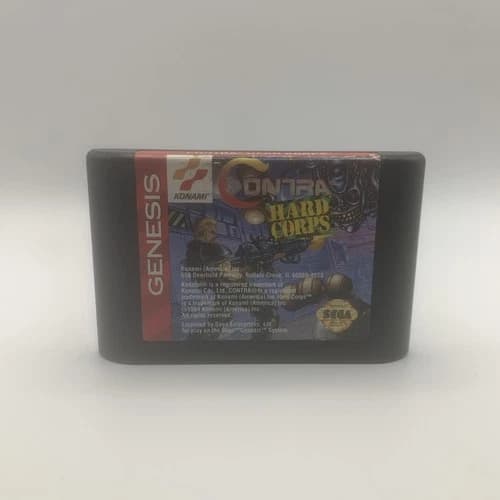Contra: Hard Corps (Sega Genesis, 1994) Tested Working Fast Shipping!