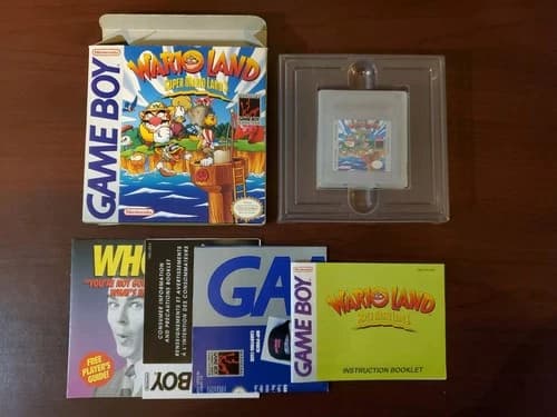 Nintendo Game Boy Wario Land Super Mario Land 3 Complete in Box CIB GB 1994