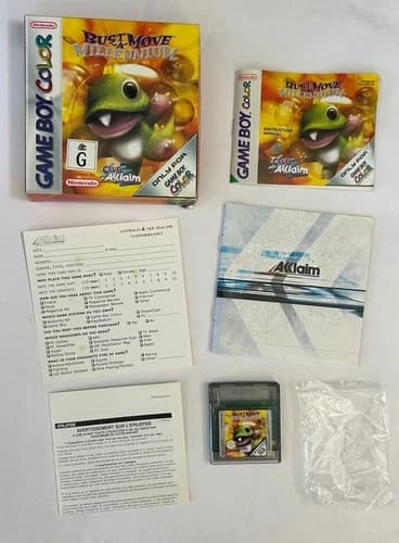 Bust A Move Millennium - Nintendo Game Boy Color - Complete in box with manuals