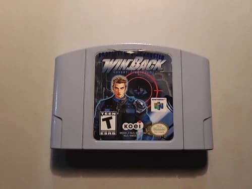 winback covert operations n64 Authentic & Tested.