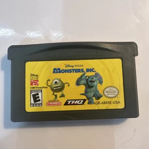 Monsters, Inc. (Nintendo Game Boy Advance, GBA, 2001) Cart Only
