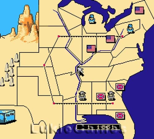 North And South - Rare NES Nintendo Game