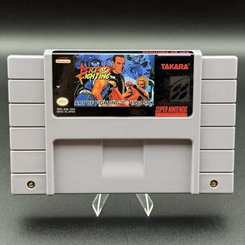 Art of Fighting - Super Nintendo SNES Takara 1993 SNK - Cleaned & Tested