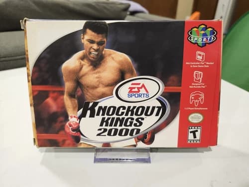 Knockout Kings 2000 - Nintendo 64 N64 CIB Complete - Clean Box/manual/cartridge