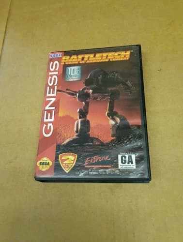 BattleTech: A Game of Armored Combat (Sega Genesis, 1994) CIB Complete