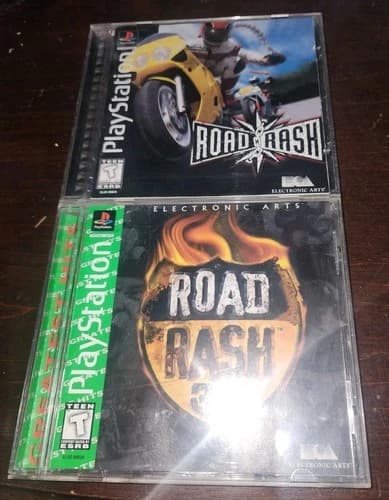 PlayStation 1 Ps1 Road Rash 1 And Road Rash 3d