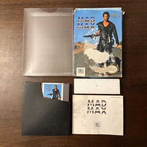 Mad Max (Nintendo NES) Complete - Tested - Authentic