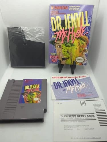 Nintendo NES Dr. Jekyll and Mr. Hyde (Bandai, 1988) *CIB 100% W REG, TESTED*