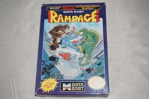 Rampage (Nintendo NES) Complete in Box CIB