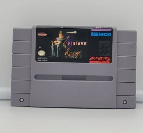Phalanx Super Nintendo SNES 1992 Authentic Cartridge Tested Working