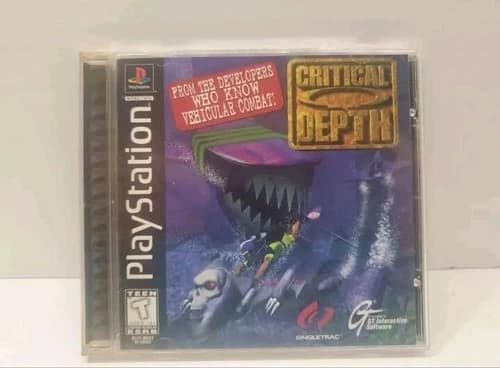 Critical Depth (Sony Playstation, 1997) - Complete W/ Manual CIB