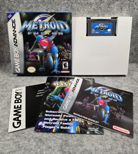 Metroid Fusion for Nintendo Game Boy Advance GBA, CIB tested