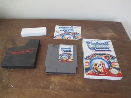 Nintendo NES Game Pinball Quest CIB Complete In Box Excellent