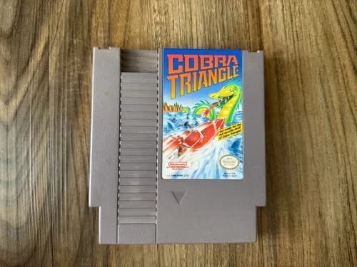 Cobra Triangle - Nintendo NES Authentic Cart - Rare Ltd Classic