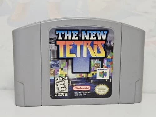 The New Tetris (N64) Nintendo 64 Cartridge Only - Authentic GOOD Condition WORKS