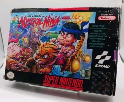 Legend of the Mystical Ninja SNES with BOX, MANUAL, and INSERT