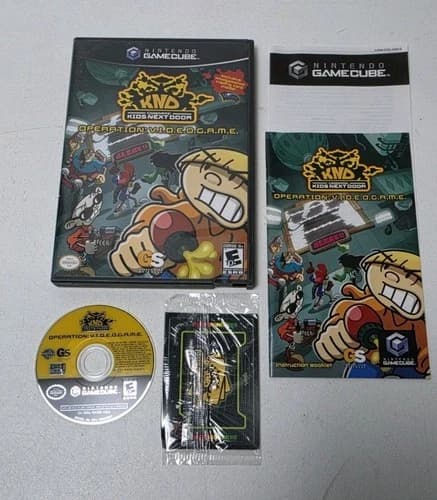 Codename Kids Next Door Operation V.I.D.E.O.G.A.M.E GameCube CIB w/ Manual