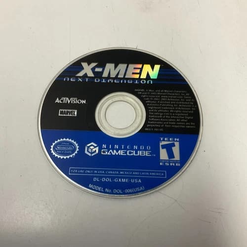 X-Men: Next Dimension (Nintendo GameCube, 2002) DISC ONLY ML311