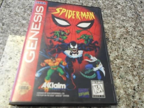 Sega Genesis Spider-Man CIB with booklet