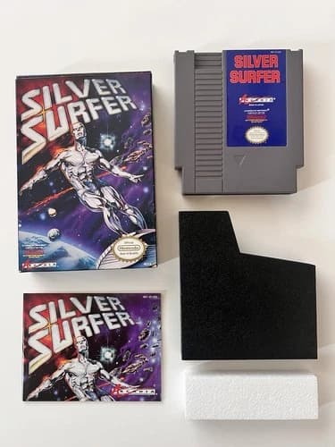 Silver Surfer Nintendo NES (1990) Complete In Box CIB