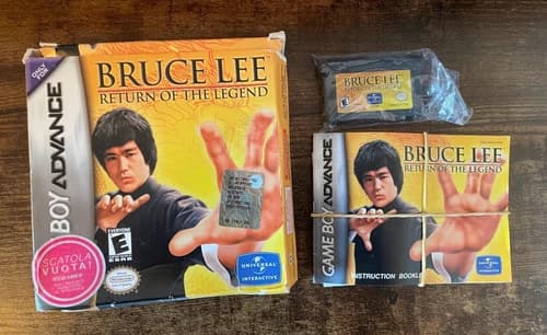 Bruce Lee return of the Legend Gameboy Advance Complete In Box