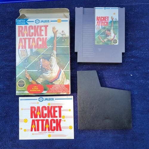 Racket Attack NES Nintendo Complete in Box CIB