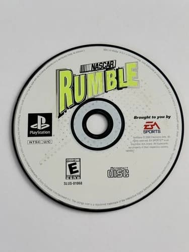 NASCAR Rumble (Sony PlayStation 1 PS1, 2000) Disc Only