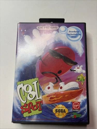 Cool Spot (Sega Genesis, 1993) CIB tested and working