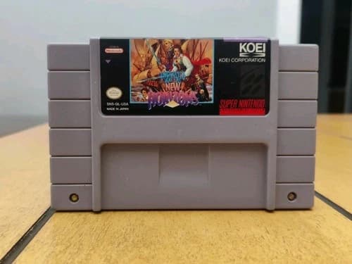 Uncharted Waters New Horizons (SNES, 1994) Cartridge Only - Tested and Works