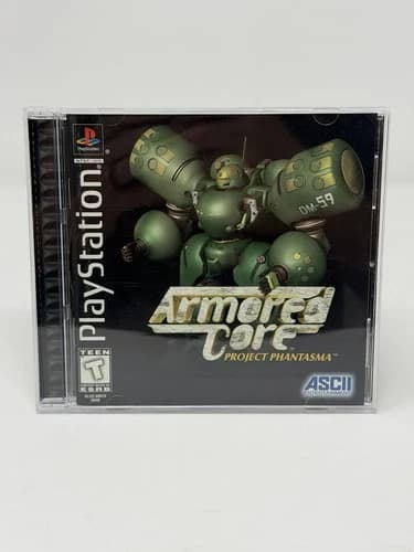 Armored Core: Project Phantasma (PlayStation 1-PS1) CIB W/REG. CARD-TESTED!!!