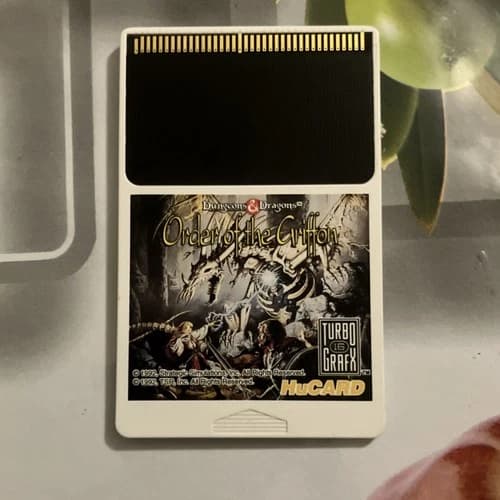 Dungeons & Dragons: Order of the Griffon TurboGrafx-16 HuCARD 1992 RPG by SSI