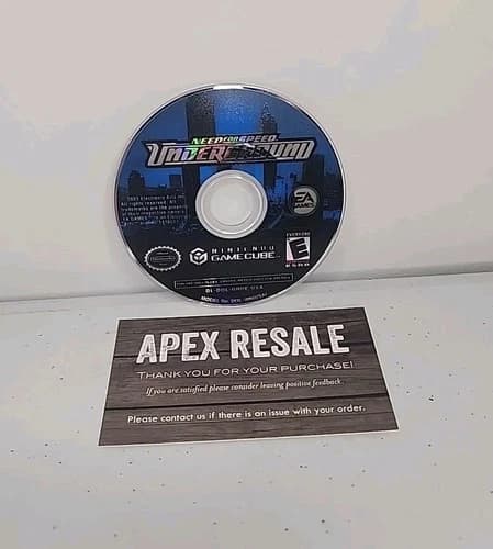 Need for Speed: Underground Nintendo GameCube Disc Only Tested