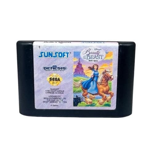 Beauty and the Beast Belle’s Quest for Sega Genesis.