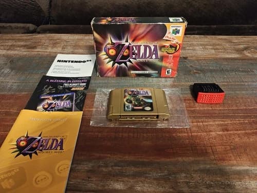 Legend of Zelda: Majora's Mask Nintendo 64 N64 Majoras cib in box expansion pack