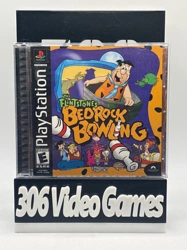 Flintstones Bedrock Bowling Sony PlayStation 1 PS1 Game CIB
