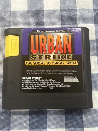 Urban Strike (Sega Genesis, 1994) Cart Only Tested