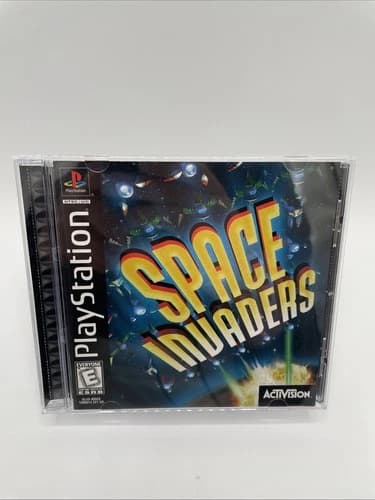 Space Invaders PS1 PlayStation 1 Complete CIB