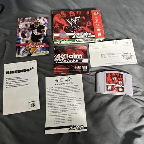 WWF Attitude (Nintendo 64 | N64) Complete in Box CIB