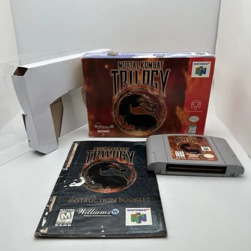 Mortal Kombat Trilogy Nintendo 64 N64 CIB Complete In Box 100% Authentic ￼