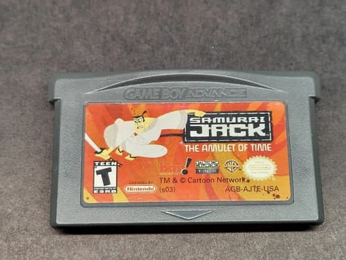 ** Samurai Jack The Amulet of Time ** Gameboy Advance [Very Good Cond] GBA Ninja