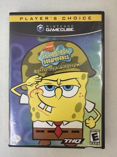 Spongebob Squarepants Battle for Bikini Bottom (Gamecube ) Complete w/ Manual