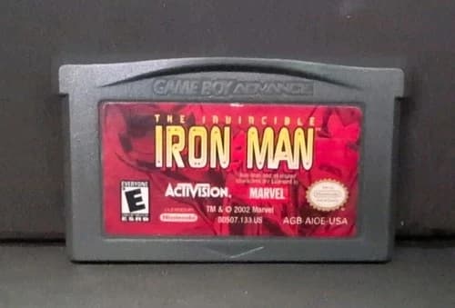 The Invincible Iron Man (Nintendo Game Boy Advance, 2002) Cartridge Only