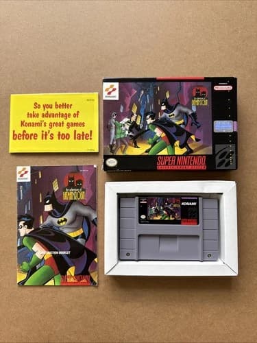The Adventures Of Batman And Robin Super Nintendo CIB Tested