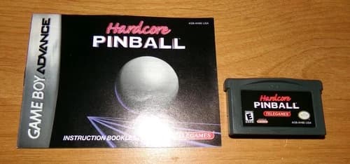 Game Boy Advance Games Take a LOOK !!! Hardcore Pinball