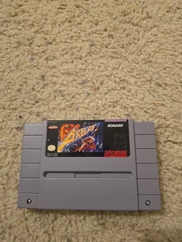 Axelay (Super Nintendo SNES, 1991) - Authentic Tested