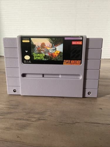 Thunder Spirits (Super Nintendo Entertainment System 1992) SNES Cart Only