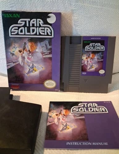 Star Soldier Nintendo NES Complete in Box Excellent Cart And Manual