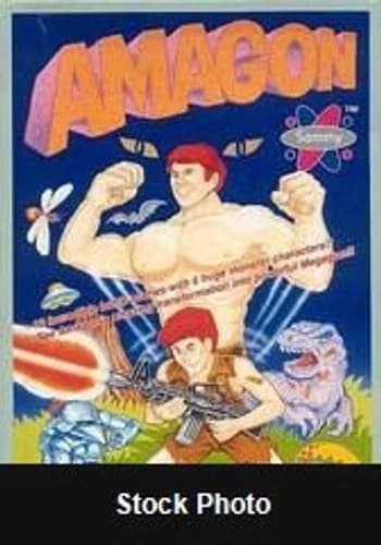 Amagon - NES - Cartridge Only - Cosmetic Wear - Marker on Back