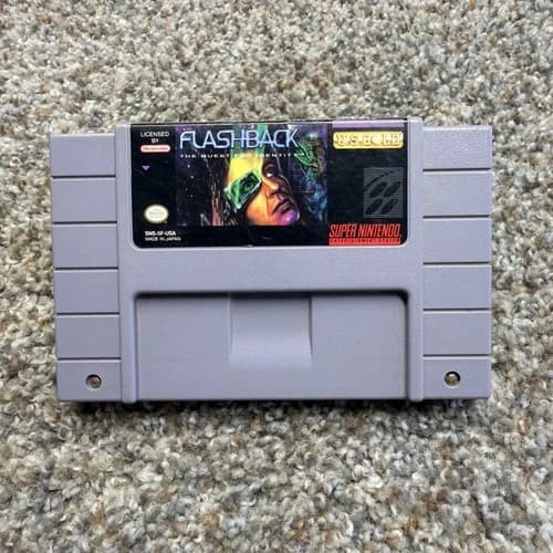Flashback: The Quest for Identity (SNES 1993) Game Only - Tested