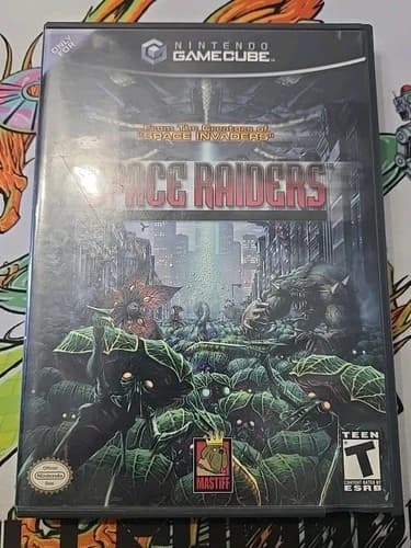 Space Raiders (Nintendo GameCube, 2004) Complete CIB Tested Working